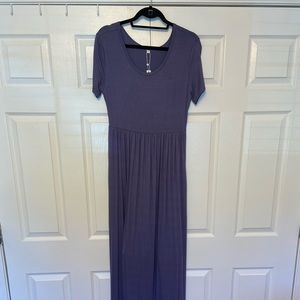 Short sleeve maxi dress